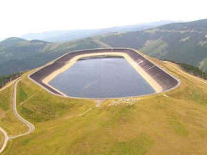 Hydroelectric power transfer station Dlouh Strn